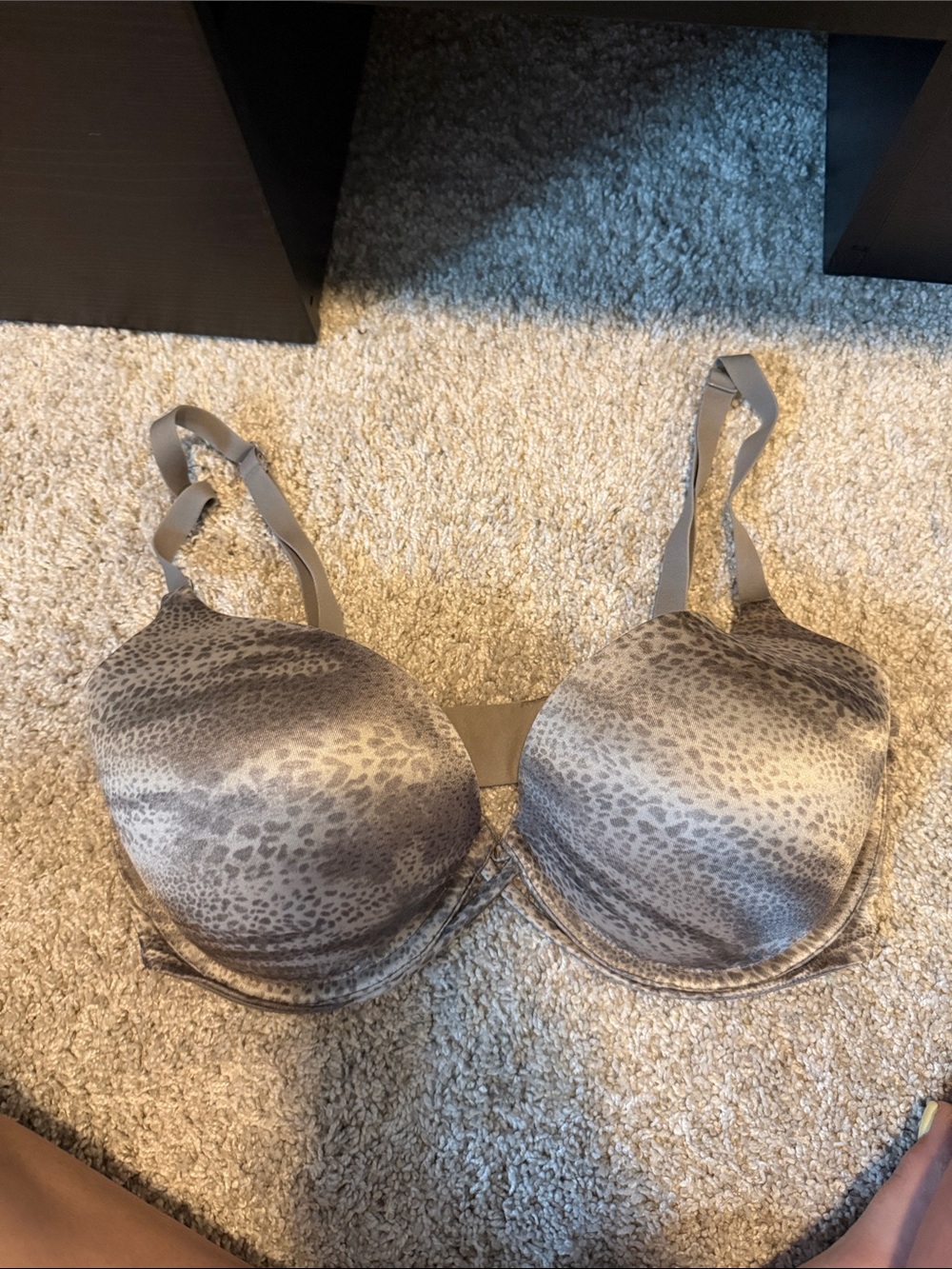 Maidenform Taupe Leopard Print T-Shirt Bra